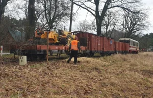 Trwają prace na linii kolei wąskotorowej Prawy Brzeg Wisły – Sztutowo –...