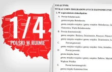 PiS ma listę 'Polski w ruinie'. Sprawdź, czy jest na niej twoje miasto