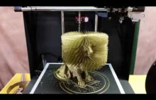 Włochaty lew wydrukowany w 3D