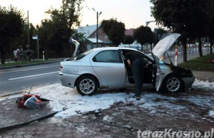 Alfa Romeo spłonęło!