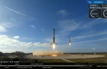 Falcon Heavy: 2 z 3 boosterów wylądowały pomyślnie na ziemi