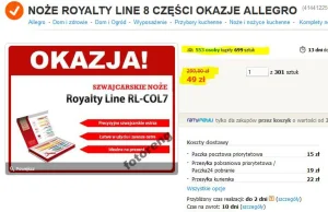 "Przecena" według sprzedawców na Allegro.pl, czyli jak naciągnąć ludzi...