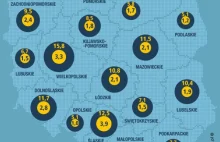 Pijani Kierowcy w roku 2011 [Ranking Województw]