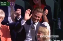 David Beckham Wimbledon 2015