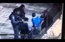Izraelska policja zabija bez wahania atakującego ich Palestyńczyka