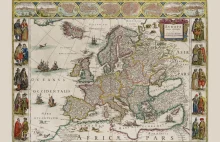 Mapa Europy z 1644 r.