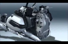 2013 BMW Motorcycles R1200GS Water-Cooled Boxer Engine (internal view)...
