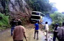 Wypadek autobusu na boliwijskiej drodze śmierci