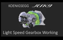 Koenigsegg Jesko - działanie wyjątkowej skrzyni o 7 sprzęgłach