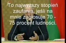 Łukaszenko nie chce 97 procent