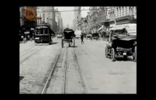 San Francisco w 1906 - archiwalne nagranie przejazdu przez miasto.