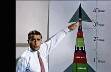 Wernher von Braun opowiada w TV jak poleciec na Ksiezyc - 1955