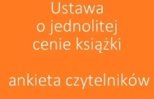 Zagłosuj w sprawie ustawy o stałej cenie książki!