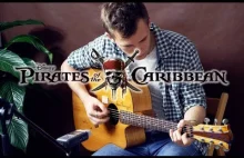 "Piraci z Karaibów" na gitarze akustycznej!