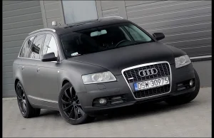Skradziono Audi A6 Czarny Mat - Nagroda