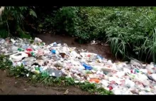 Rzeka śmieci w Gwatemali