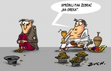 Grecki sposób na kryzys - - galeria politycznych rysunków satyrycznych
