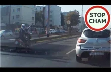 Kolizja i ucieczka motocyklisty z miejsca zdarzenia