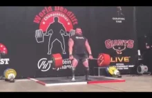 Eddie Hall i nowy rekord w martwym ciągu 500KG