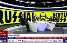 TVP Info porównało Rosję do SS. Twarz Putina jako czaszka z puszki z...