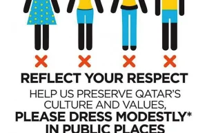 Kusy strój zakazany na katarskim mundialu
