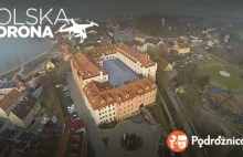 Zamek w Rynie - Polska z drona
