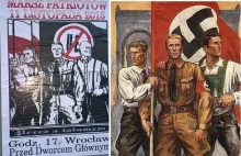 Nazistowskie plakaty zapraszają na Marsz "Patriotów"