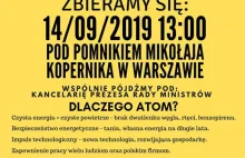 Manifestacja "Popieramy Energetykę Jądrową w Polsce"
