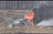 Wypadek rosyjskiego śmigłowca Mi-28 podczas pokazów w Dubrowiczi. 02.08.2015r