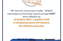 Prezentacja FLIRT-a 3 w Katowicach