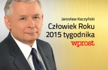 Jarosław Kaczyński Człowiekiem Roku "Wprost"