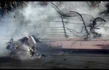 Potężny wypadek na mecie wyścigu na torze Daytona