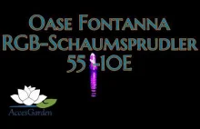 Oase Fontanna RGB – Dysza Schaumsprudler 55 - 10 E w dużym oczku wodnym ...