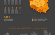 Spożycie alkoholu w wybranych krajach UE – infografika
