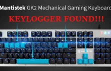 Built-in Keylogger Found in MantisTek GK2 Keyboards—Sends Data to China