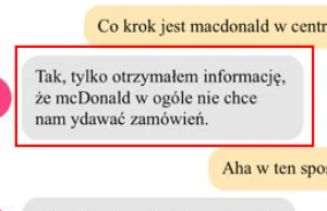 McDonalds ZBANOWAŁ Glovo bo jest tańsze w dostawie xD