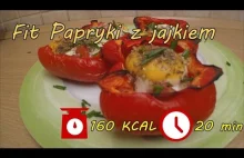 FIT PRZEPIS#33 Papryki z jajkiem