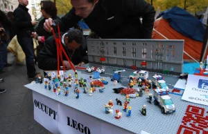 Zdjęcia z NYC - Occupy Wall Street Lego