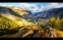 Valley Chulyshman, Altai mountains, Russia. Горный Алтай, долина Чулышмана