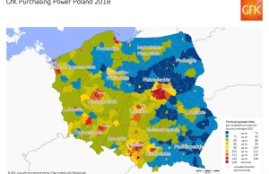 Siła nabywcza w Polsce. Wciąż widać różnice między Polsą A i B
