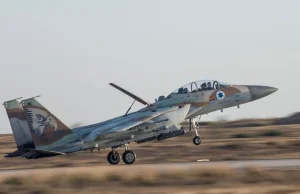 Izrael: F-15 stracił owiewkę kabiny na pułapie 9 km