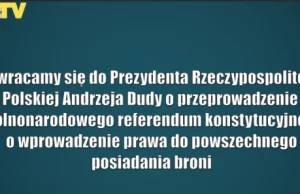 Do Prezydenta Rzeczypospolitej Polskiej Andrzeja Dudy: Referendum w...
