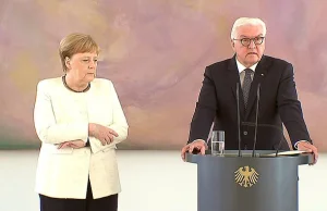Merkel znów drży, to już drugi atak w przeciągu dwóch tygodni.