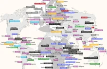 Zaskakująca mapa świata: każde państwo jest w czymś najlepsze
