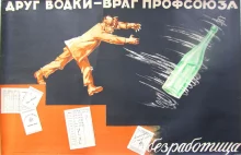 Walka z pijaństwem na radzieckich plakatach.