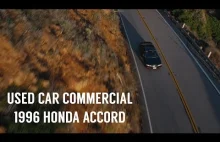 Zrobił reklamę używanej Hondy Accord z 1996 sprzedawanej przez jego dziewczynę