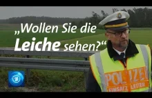 Niemiecki policjant ostro rozprawił się z łowcami nieszczęść.
