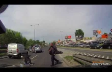 Wypadek na Prymasa w Warszawie 17.05.2017