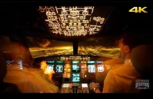 Widok z kabiny pilotów Airbusa A320 | Timelapse Lotu z Paryża do Tuluzy w 4K