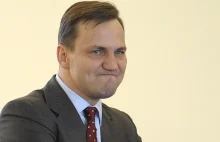 Sikorski: chciał być premierem, a stracił pracę!